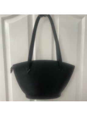 Louis Vuitton Black Epi Leather Shoulder Bag